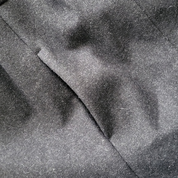 EUC like new wool Hydraulic women's black double breast pea coat oversized 3X - Picture 9 of 13